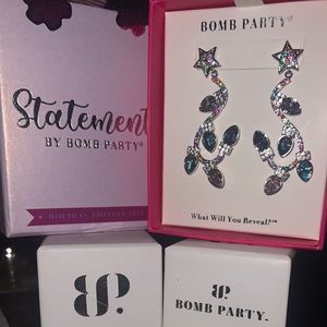 BOMB PARTY HOLIDAY STATEMENT EARRINGS